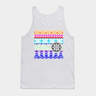 tribal aztec pattern ecopop Tank Top